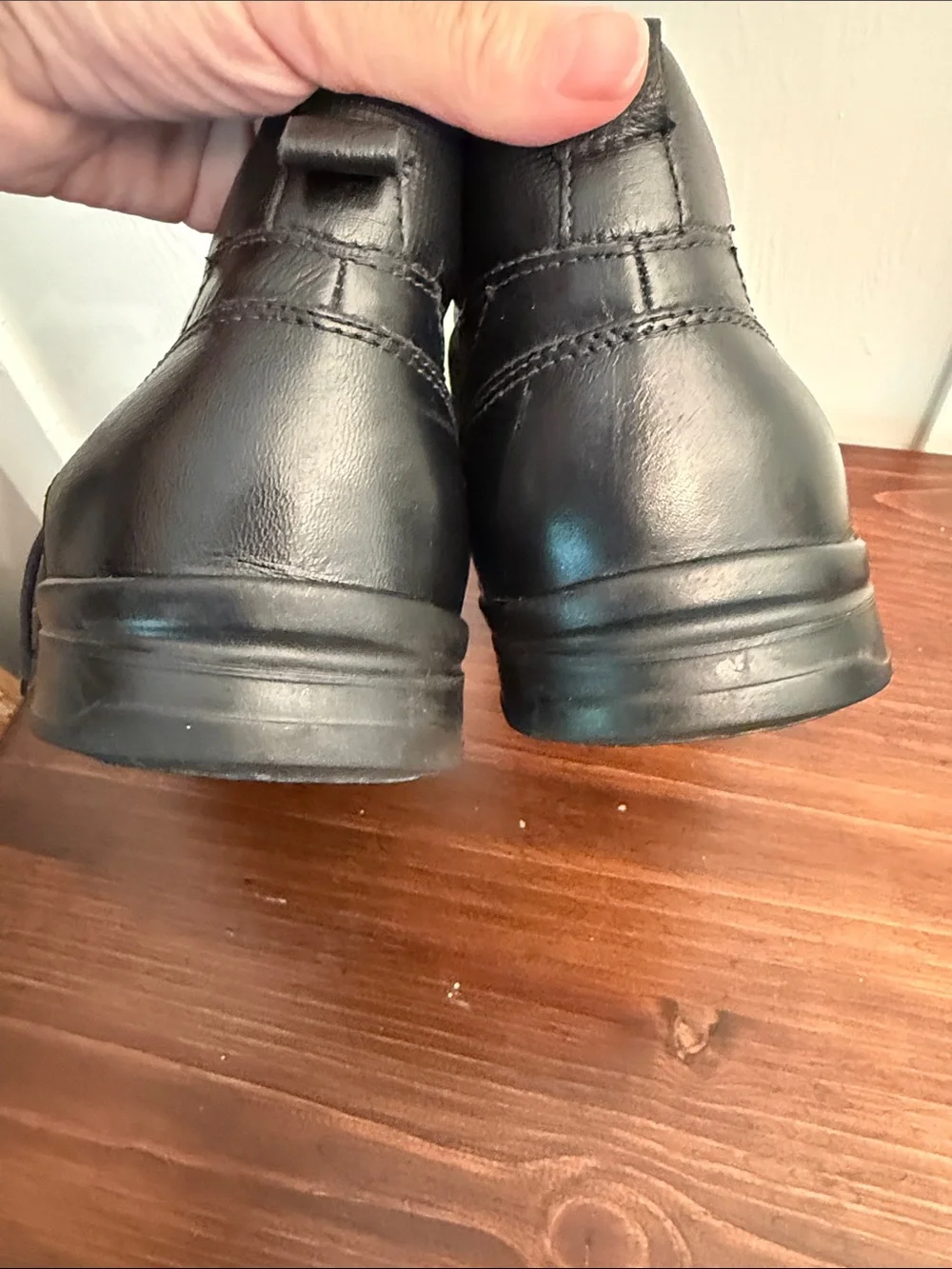 Belvedere Tribune Black Leather Comfort Ankle Boots Men’s 10 D Made in Brazil